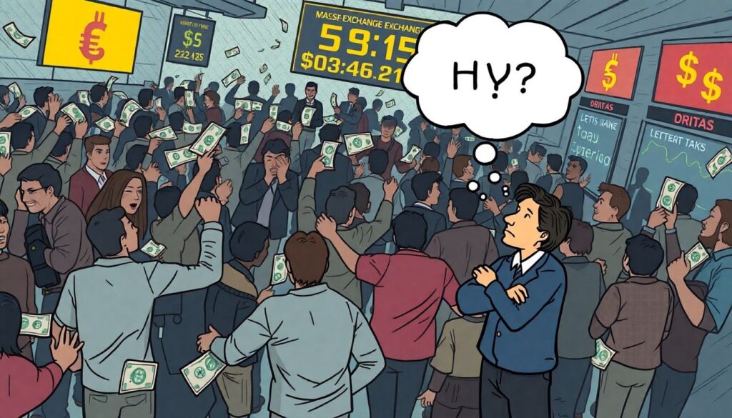 Обмен валюты: как жадность и страх мешают принимать выгодные решения Жадность и страх: два главных врага при обмене валюты - иллюстрация