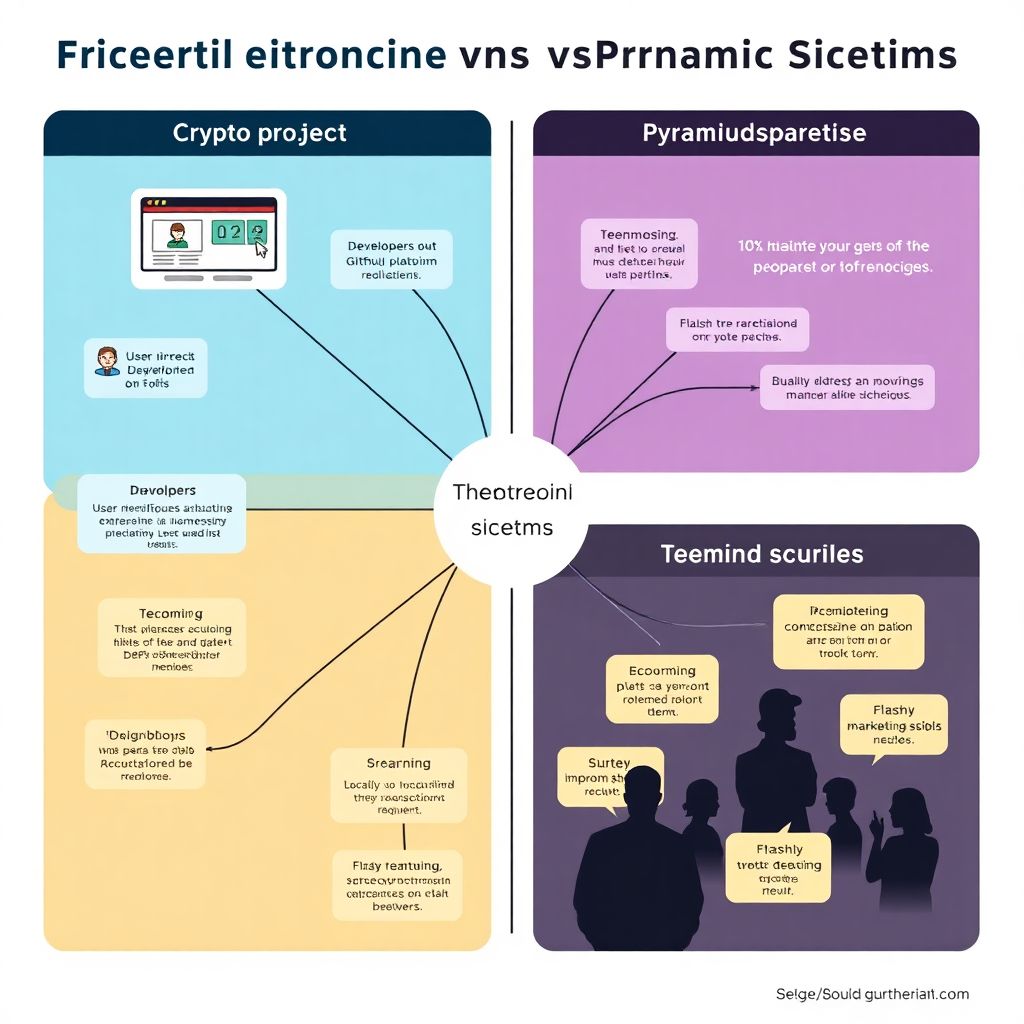 Как отличить финансовую пирамиду от реального криптопроекта