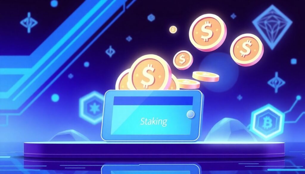 Стейкинг криптовалют как пассивный доход: риски и возможности для инвесторов Стейкинг криптовалют как способ пассивного дохода: риски и возможности - иллюстрация