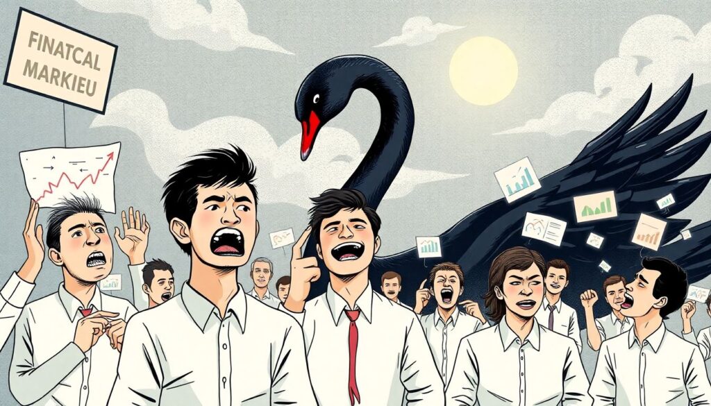 Что такое черный лебедь на финансовых рынках - иллюстрация