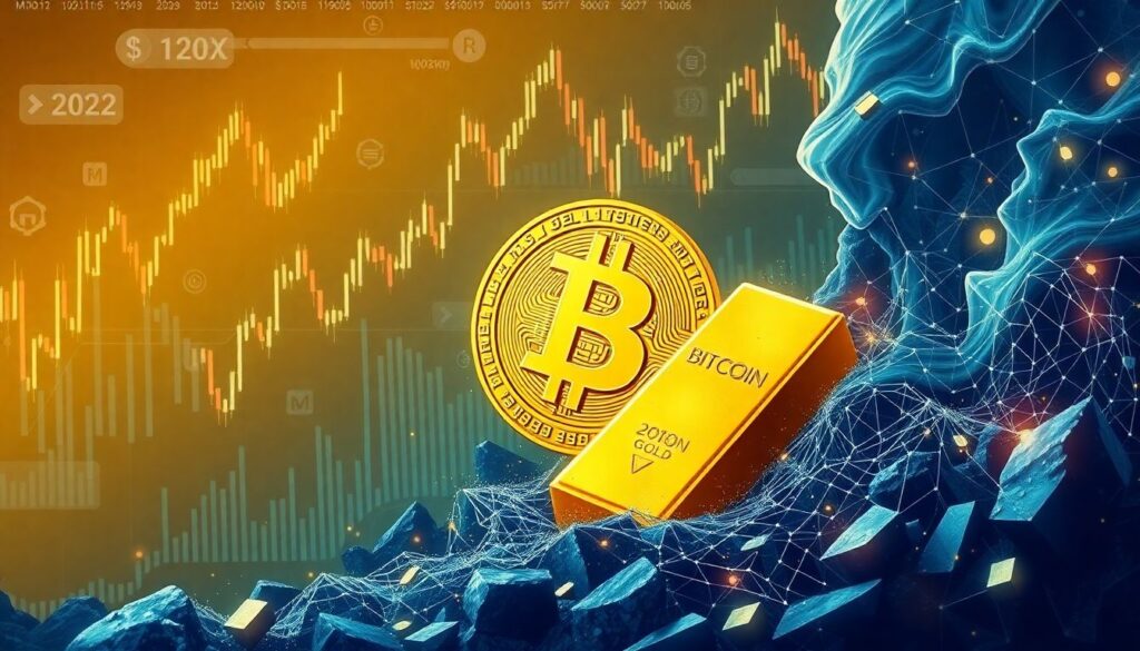 Будущее биткоина: станет ли биткоин цифровым золотом в мировой экономике Будущее биткоина: станет ли он цифровым золотом - иллюстрация