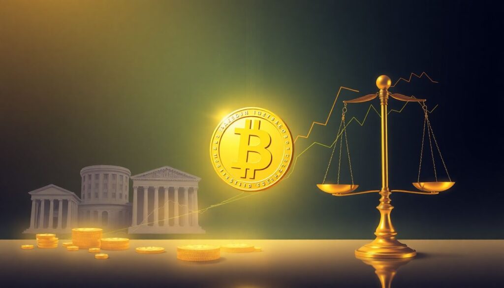 Будущее биткоина: станет ли биткоин цифровым золотом в мировой экономике Будущее биткоина: станет ли он цифровым золотом - иллюстрация