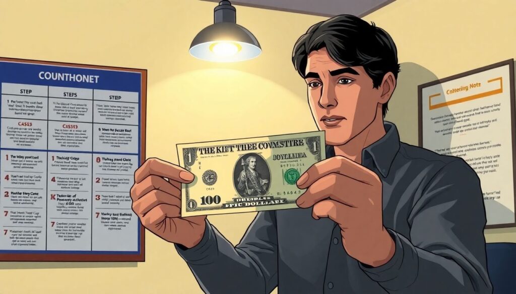 Что делать, если вам заплатили фальшивой купюрой - иллюстрация