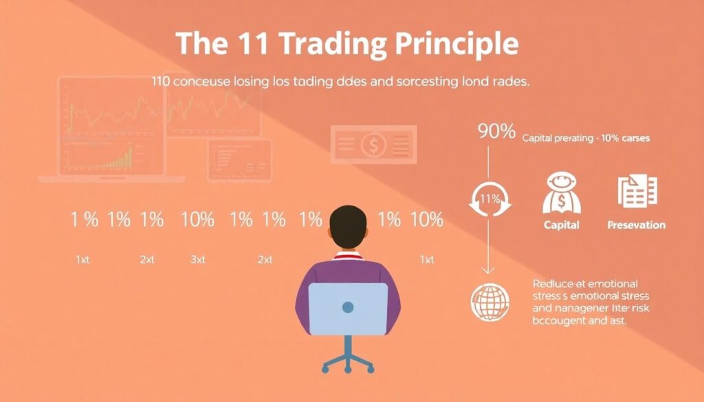 Правило 1% на сделку: золотой стандарт управления капиталом - иллюстрация