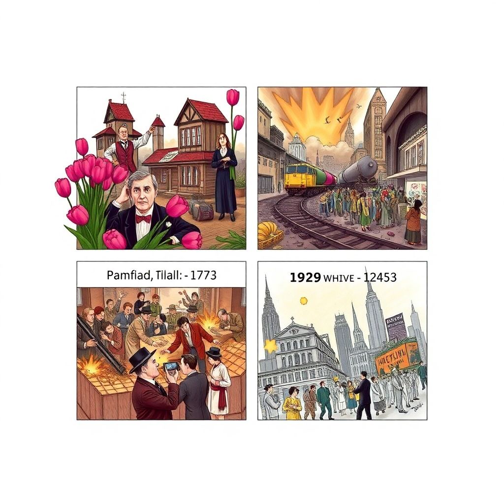 История финансовых кризисов: от тюльпаномании до краха 2008 года История мировых финансовых кризисов: от тюльпаномании до 2008 года