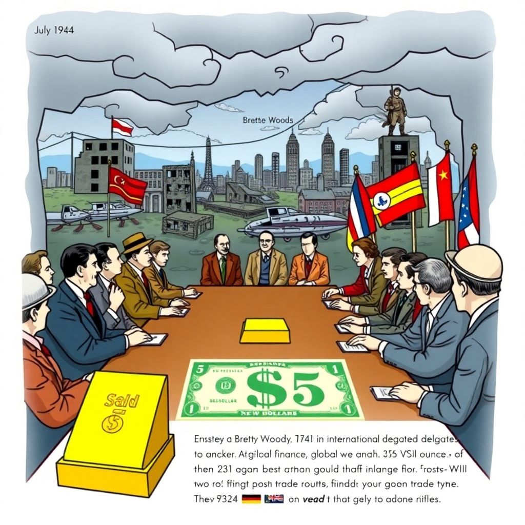 Бреттон Вудская система: как доллар стал мировой валютой