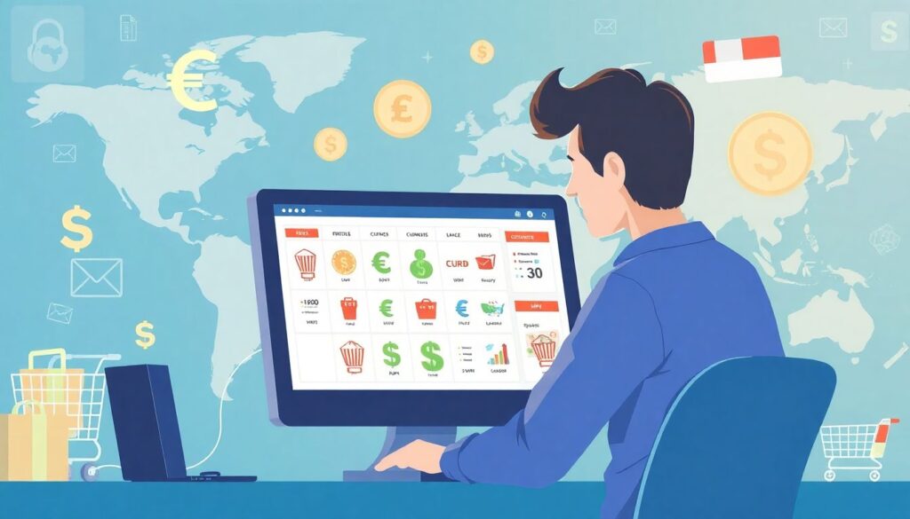 Как экономить на международных онлайн-покупках с помощью правильной валюты - иллюстрация