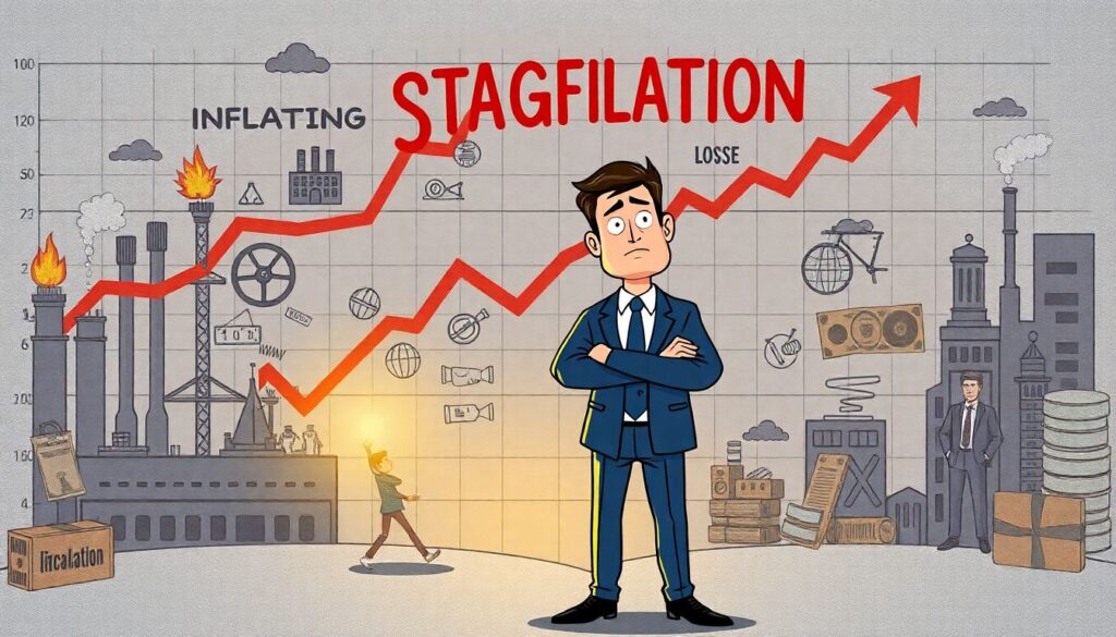 Стагфляция: худший сценарий для экономики - иллюстрация