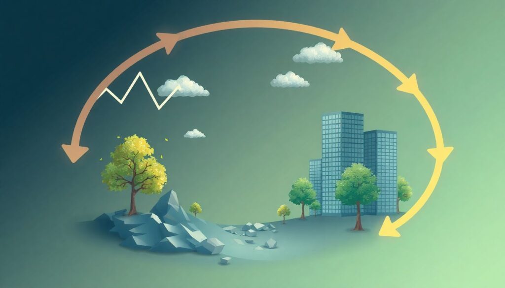 Экономический цикл: почему за ростом всегда следует спад - иллюстрация