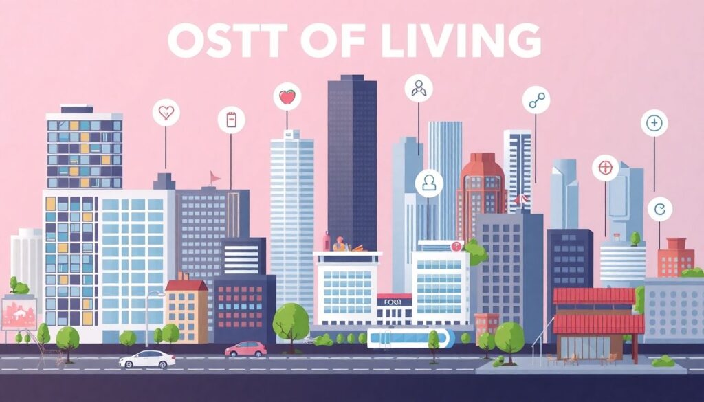 Сравнение стоимости жизни в разных городах мира - иллюстрация