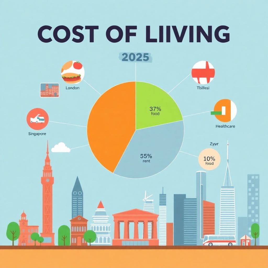 Сравнение стоимости жизни в разных городах мира