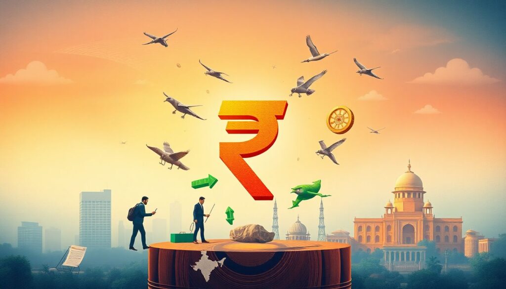 Индийская рупия: вызовы и возможности растущей экономики - иллюстрация