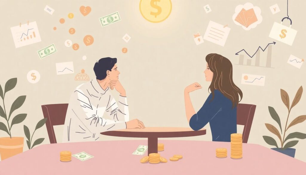 Как обсуждать деньги с партнером или в семье - иллюстрация