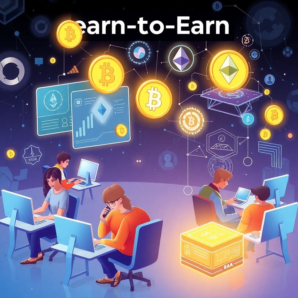 learn to earn: получение криптовалюты за обучение