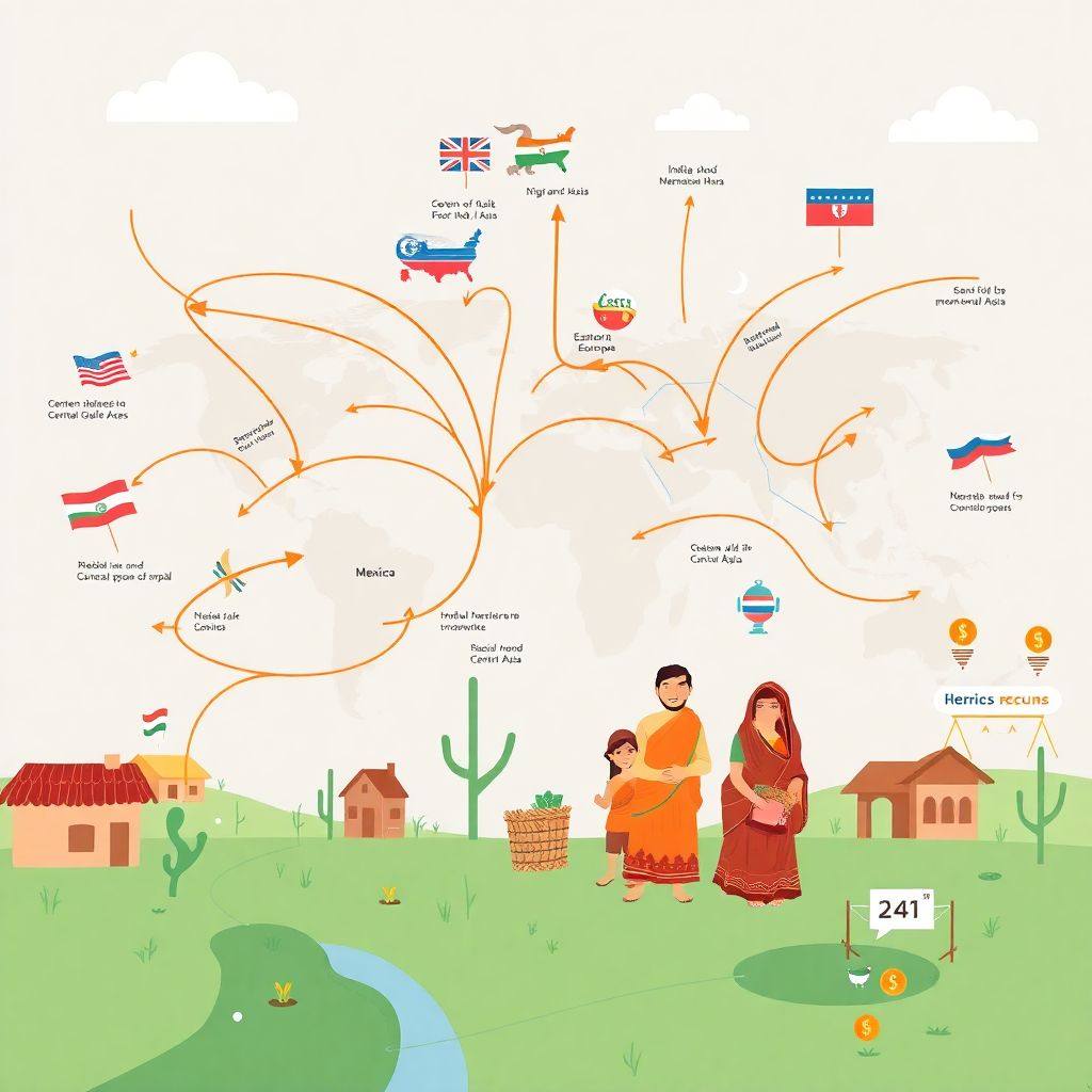 Миграционные потоки и их влияние на денежные переводы