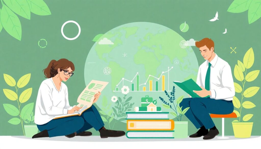 Зеленые финансы и инвестиции — новый тренд устойчивого развития экономики Зеленые финансы и инвестиции: новый тренд - иллюстрация