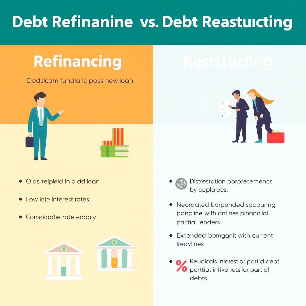 Рефинансирование и реструктуризация долгов: в чем разница
