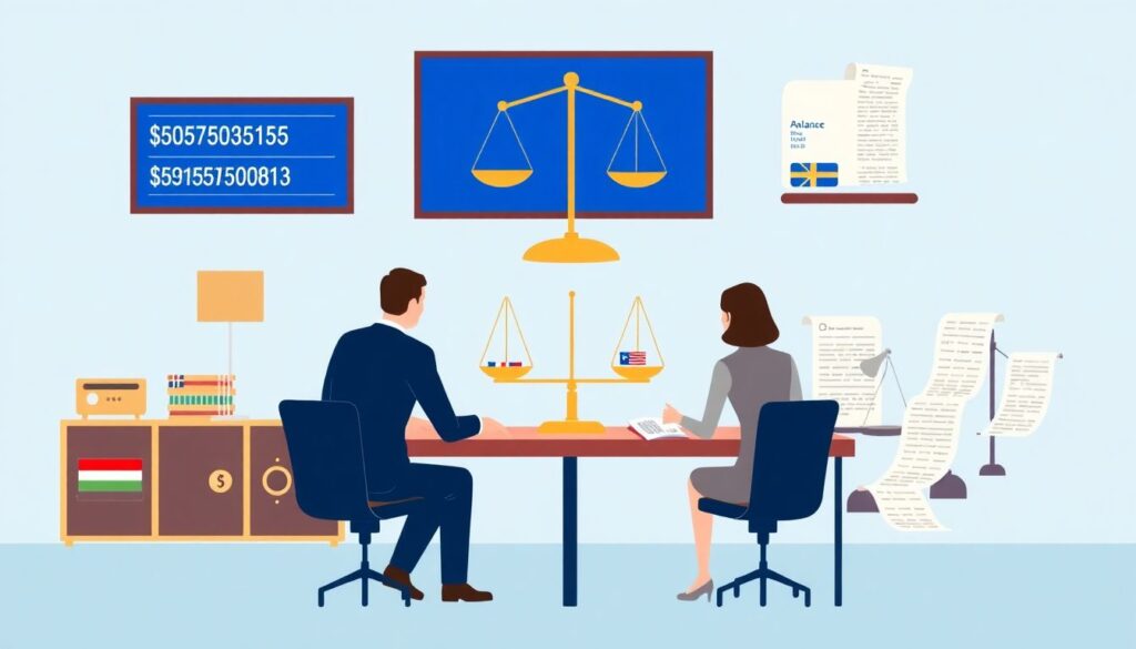 Раздел имущества при разводе, если есть активы в валюте - иллюстрация