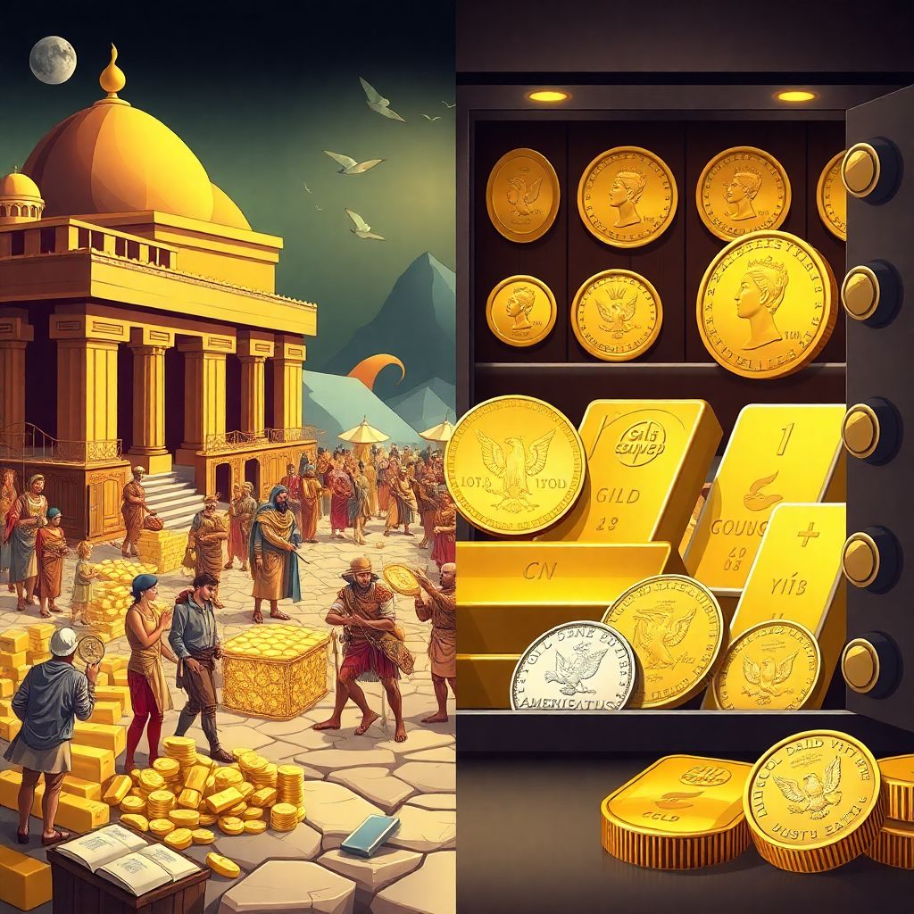 Покупка физического золота: слитки и монеты