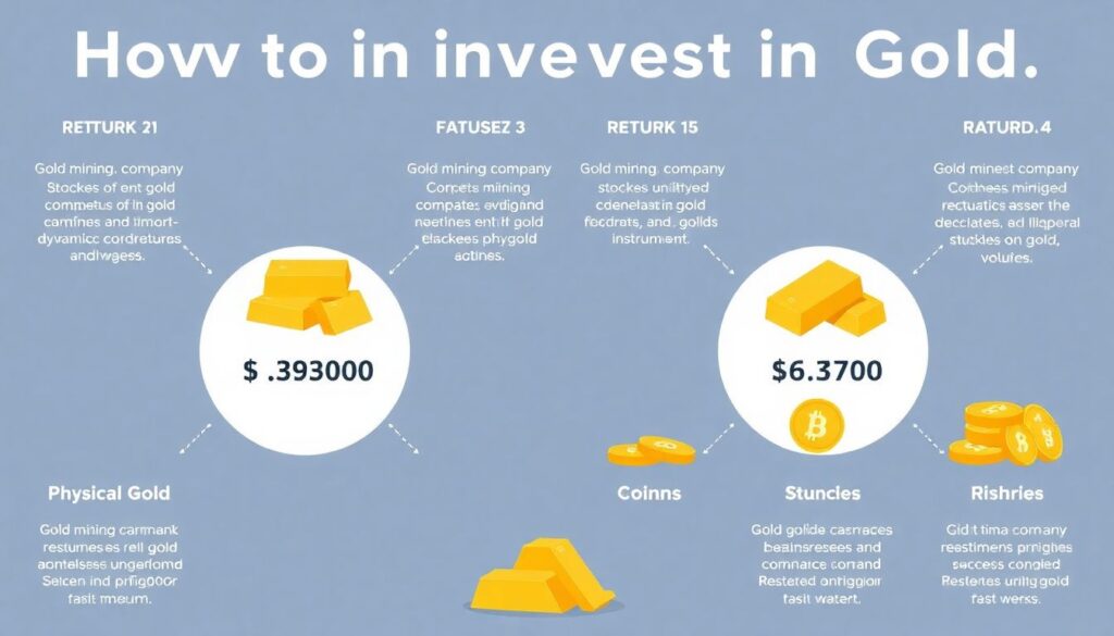 Акции золотодобывающих компаний - иллюстрация