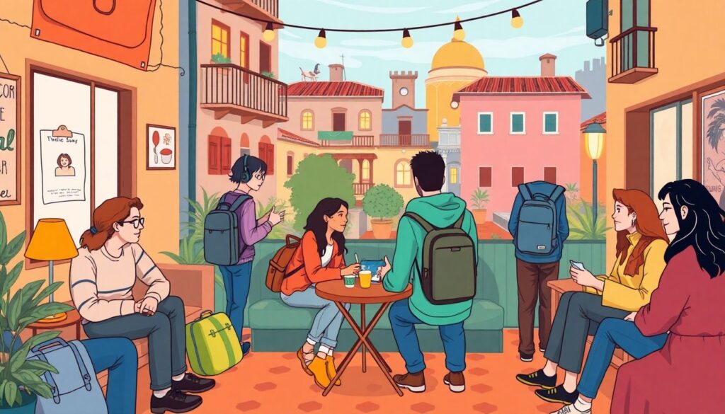 Каучсерфинг и хостелы: бюджетные альтернативы отелям - иллюстрация