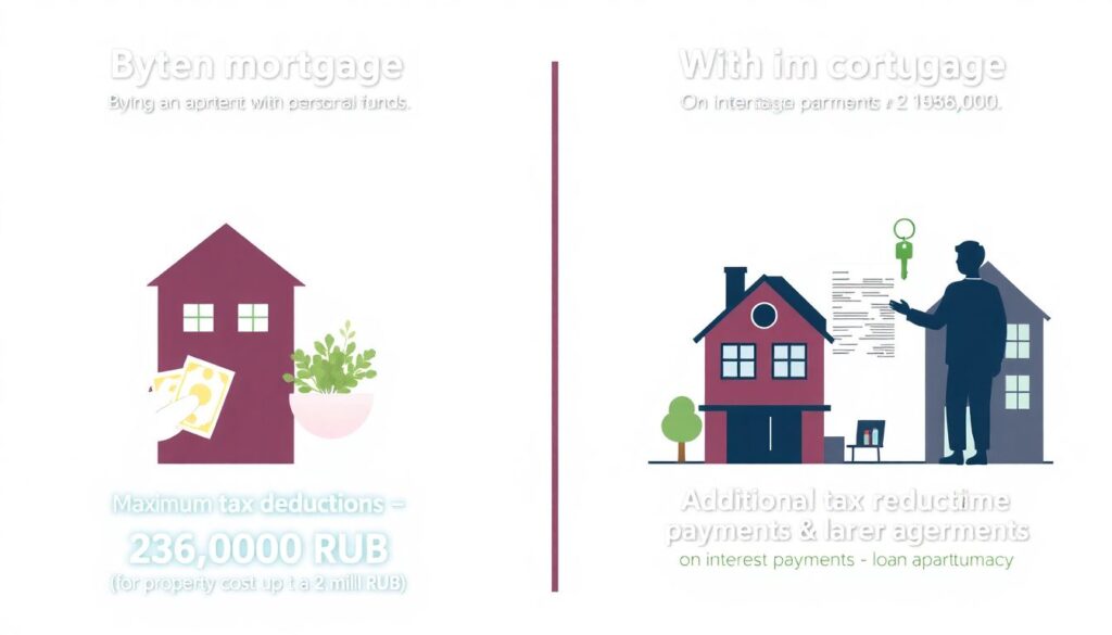 Как получить налоговый вычет при покупке квартиры или уплате процентов по ипотеке Как получить вычет за покупку квартиры или уплаченные проценты по ипотеке - иллюстрация