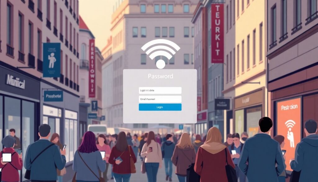 Безопасное использование общедоступного Wi-Fi - иллюстрация