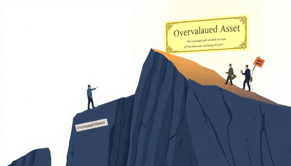 Как не купить акции переоцененной компании - иллюстрация