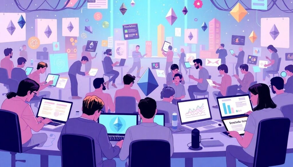 Что такое Ethereum и чем он отличается от биткоина - иллюстрация