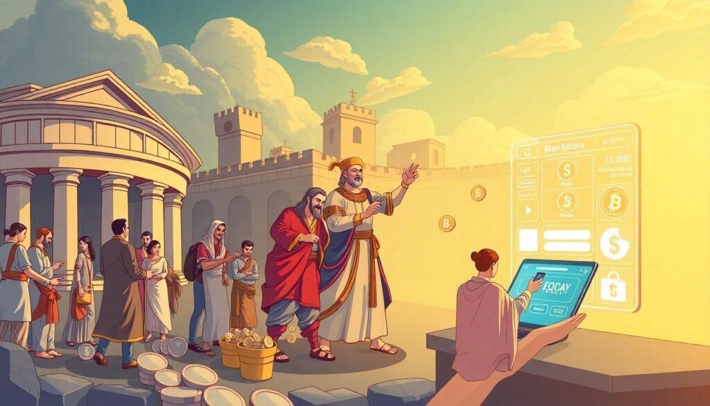 Как менялись деньги на протяжении человеческой истории - иллюстрация