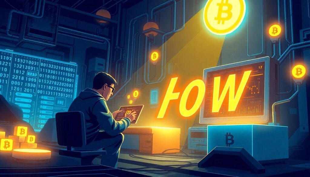 Что такое Proof-of-Work (PoW) и Proof-of-Stake (PoS) - иллюстрация