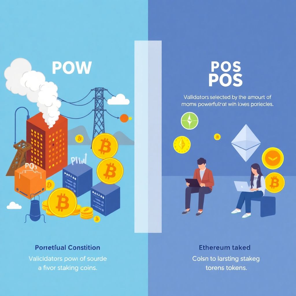 Что такое proof of work (pow) и proof of stake (pos)