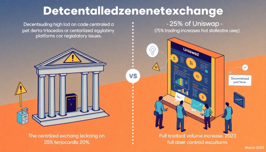 Децентрализованные биржи (DEX): Uniswap, PancakeSwap - иллюстрация