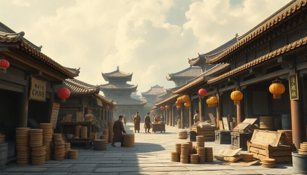 История появления бумажных денег в Китае - иллюстрация