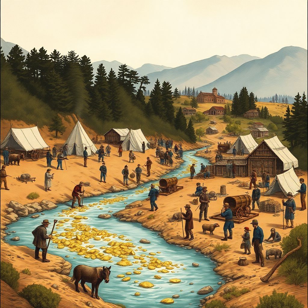 Золотая лихорадка: как поиски золота меняли экономику