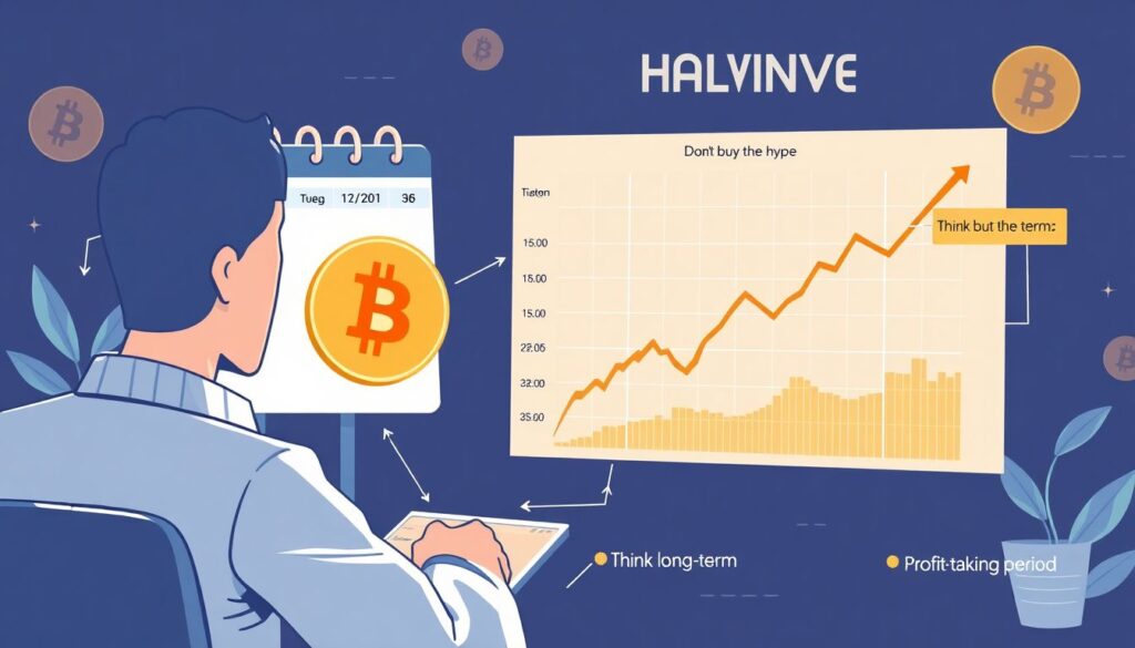 Что такое халвинг биткоина и как он влияет на цену - иллюстрация